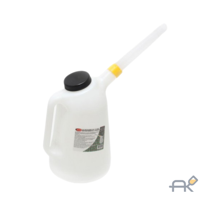 Емкость мерная пластиковая для заливки масла 1л c крышкой (RF-887C001)